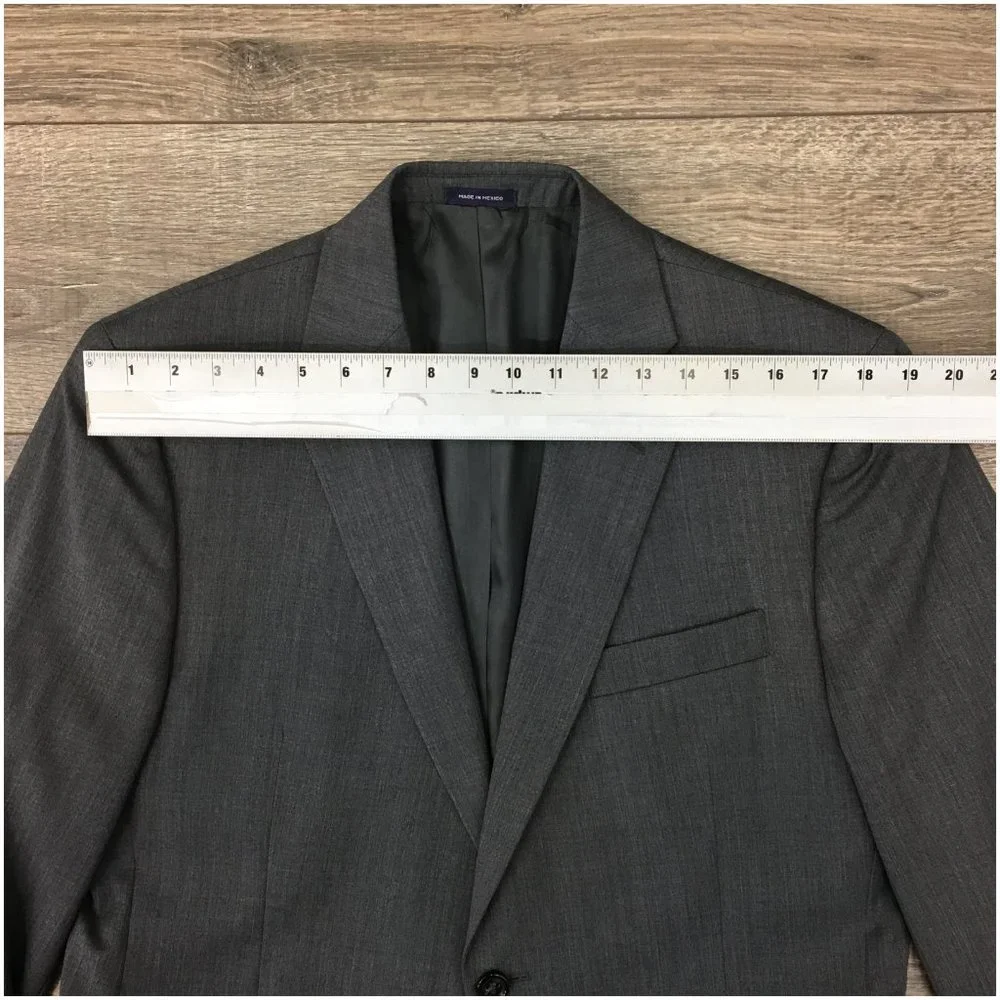 Stafford Mens Blazer Sport Coat Casual Button Jacket Size 42R Wool Classic Suits